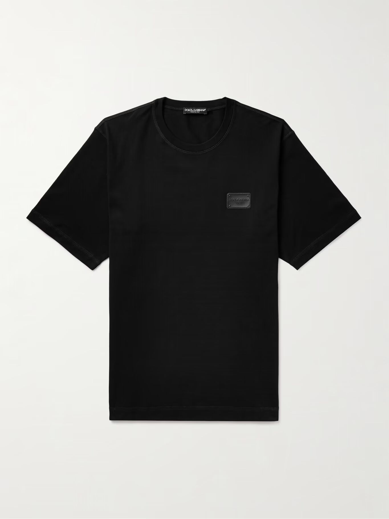 Футболка из хлопкового джерси с логотипом DOLCE&GABBANA, черный
Футболка из хлопкового джерси с логотипом DOLCE&GABBANA, черный