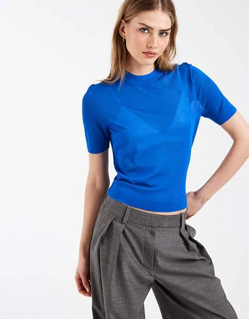 Легкий прозрачный вязаный топ ярко-синего цвета & Other Stories, Синий, Легкий прозрачный вязаный топ ярко-синего цвета & Other Stories
Легкий прозрачный вязаный топ ярко-синего цвета & Other Stories, Синий, Легкий прозрачный вязаный топ ярко-синего цвета & Other Stories