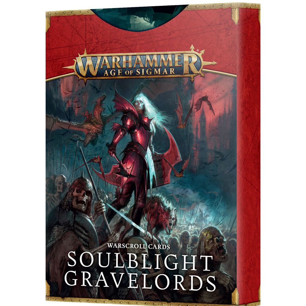 Миниатюра Games Workshop Warhammer Age of Sigmar: Warscroll Cards - Soulblight Gravelords
Миниатюра Games Workshop Warhammer Age of Sigmar: Warscroll Cards - Soulblight Gravelords