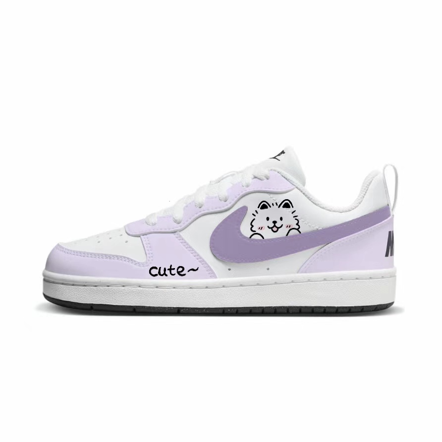 Nike Court Borough Purple Cherry Sam Low top Kids' Skateboarding Shoes White Teenagers
Nike Court Borough Purple Cherry Sam Low top Kids' Skateboarding Shoes White Teenagers