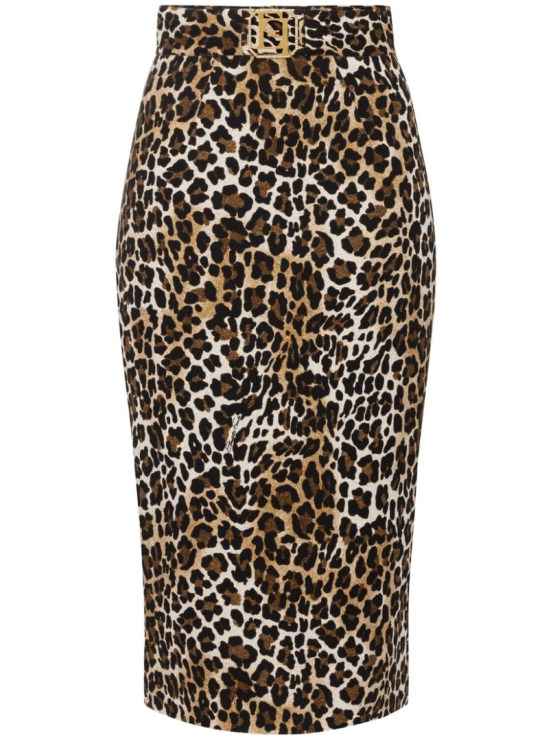 Elisabetta Franchi юбка-миди из крепа Animalier, коричневый
Elisabetta Franchi юбка-миди из крепа Animalier, коричневый