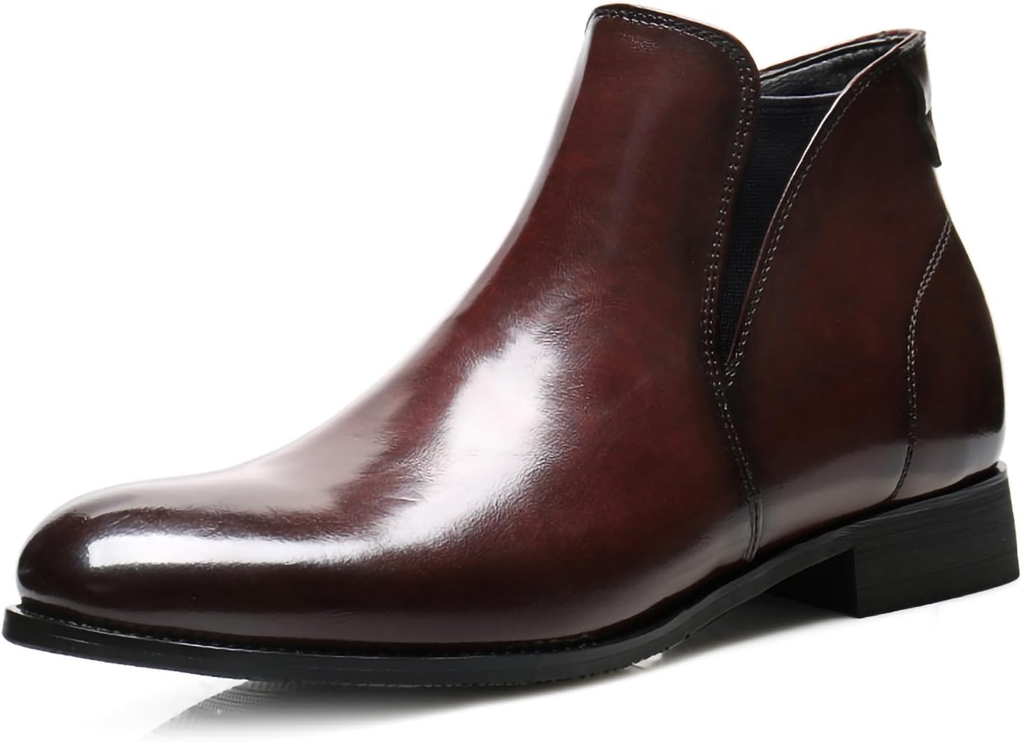Мужские классические челси-ботинки с боковой молнией, повседневные, удобные, с легким надеванием, стильные ботинки до щиколотки из искусственной лакированной кожи с носком «кап» для города и повседневной носки Generic, бордовый
Мужские классические челси-ботинки с боковой молнией, повседневные, удобные, с легким надеванием, стильные ботинки до щиколотки из искусственной лакированной кожи с носком «кап» для города и повседневной носки Generic, бордовый