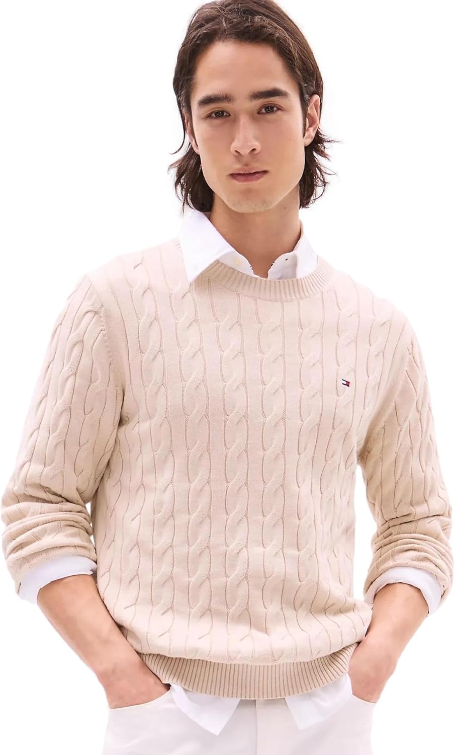 Коллекция мужских культовых свитеров Tommy Hilfiger Cable Knit 2024 года, Classic Beige
Коллекция мужских культовых свитеров Tommy Hilfiger Cable Knit 2024 года, Classic Beige