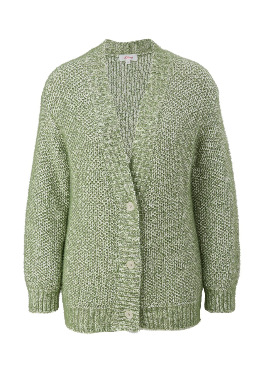 Вязаный кардиган s.Oliver, зеленый 
Вязаный кардиган s.Oliver, зеленый