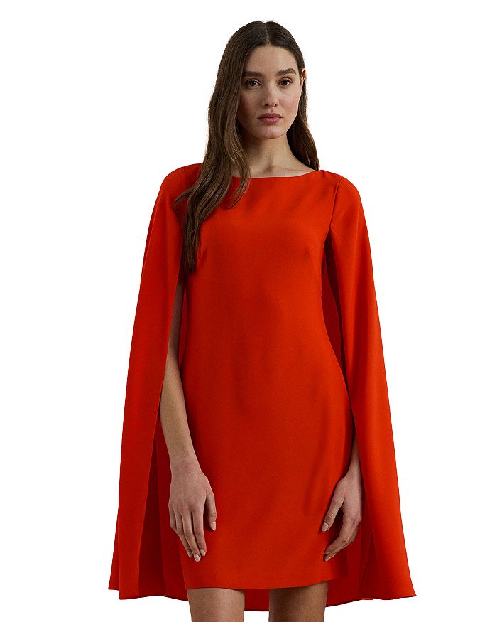 Жакетный коктейльный сарафан Cape Georgette Ralph Lauren, красный
Жакетный коктейльный сарафан Cape Georgette Ralph Lauren, красный