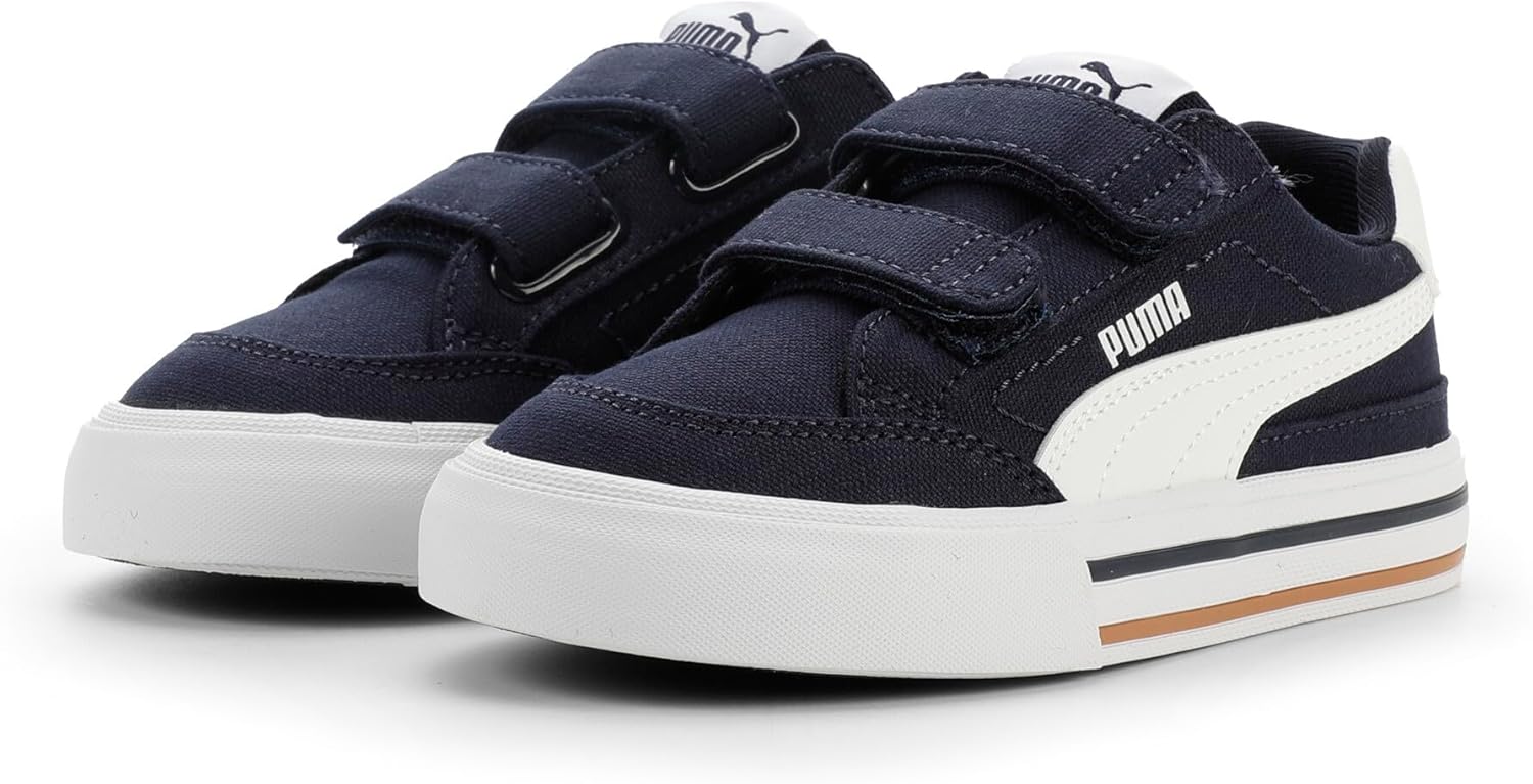 Детские кроссовки PUMA Suede с двумя застежками, белый/синий/темно-синий
Детские кроссовки PUMA Suede с двумя застежками, белый/синий/темно-синий