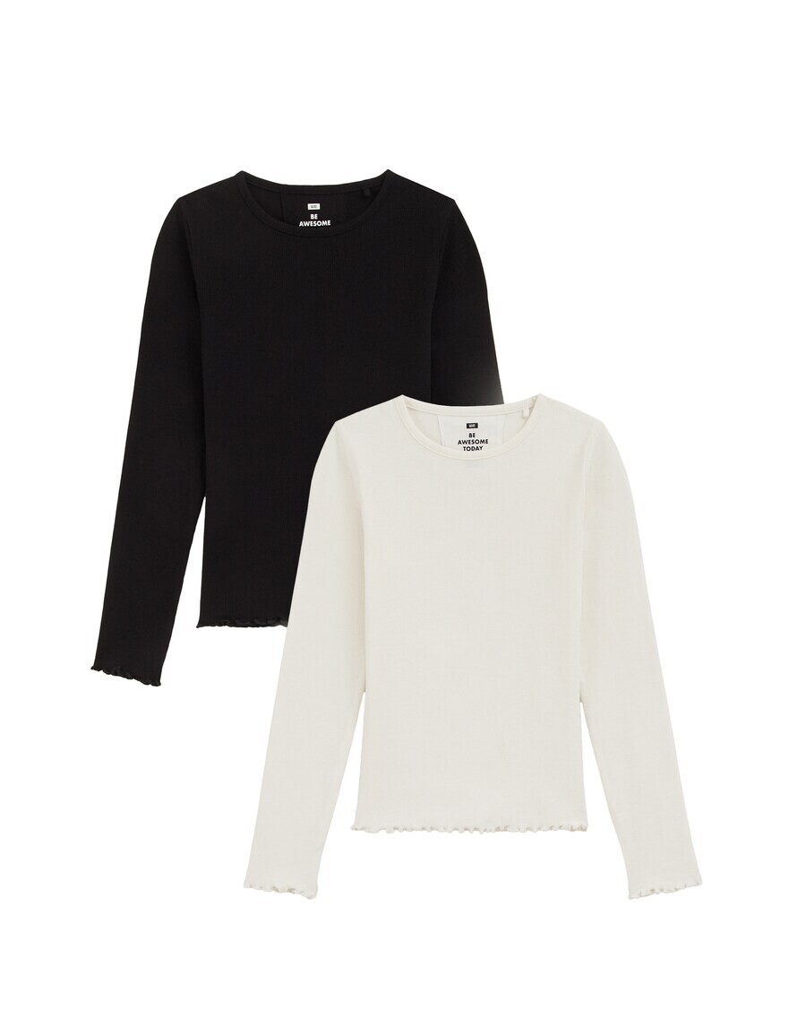 Лонгслив WE Fashion Shirt, черный/белый
Лонгслив WE Fashion Shirt, черный/белый