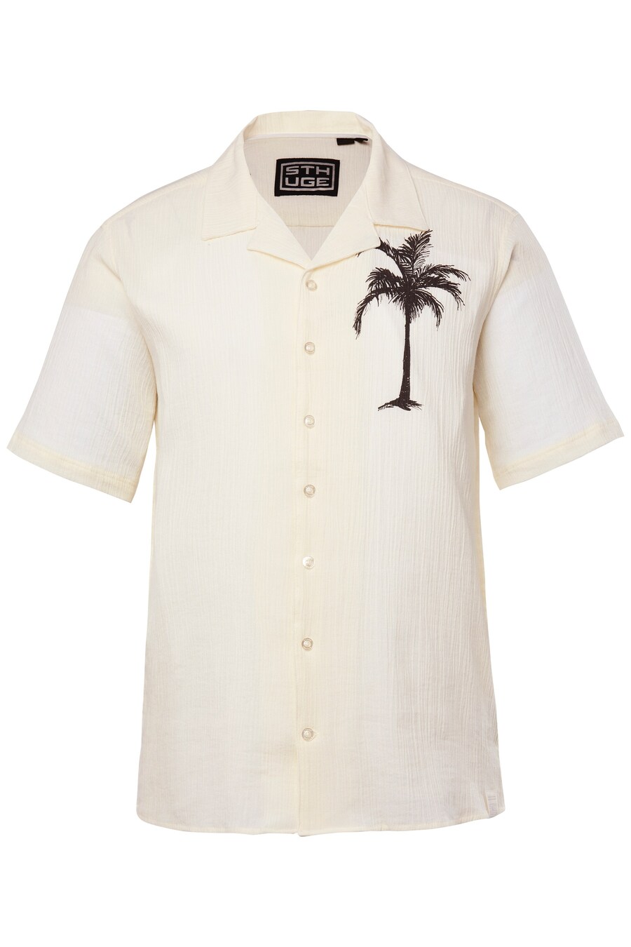 Рубашка на пуговицах классического кроя STHUGE, Off white
Рубашка на пуговицах классического кроя STHUGE, Off white