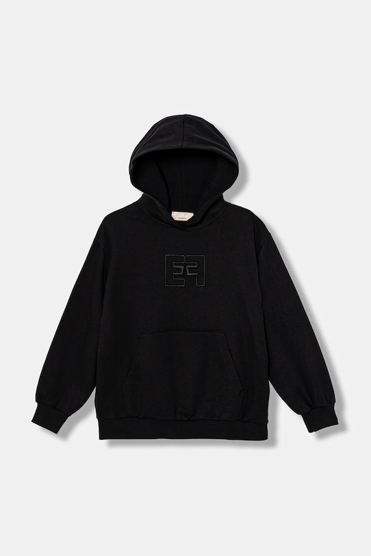 Детская хлопковая толстовка Elisabetta Franchi, черный
Детская хлопковая толстовка Elisabetta Franchi, черный