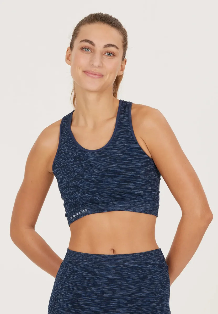Спортивный бюстгальтер ENDURANCE "Крина" из влагорегулирующего материала, синий
Спортивный бюстгальтер ENDURANCE "Крина" из влагорегулирующего материала, синий