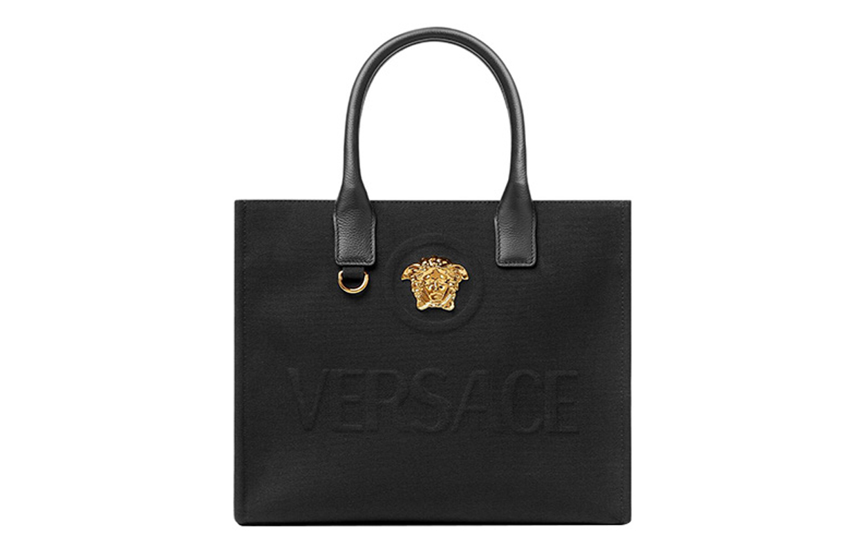 VERSACE Сумка-шоппер FANSIZHE La Medusa из хлопка с телячьей кожей, сумка-шоппер, сумка через плечо, женская, черная
VERSACE Сумка-шоппер FANSIZHE La Medusa из хлопка с телячьей кожей, сумка-шоппер, сумка через плечо, женская, черная