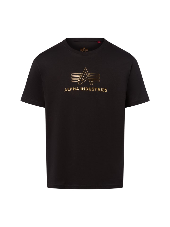Футболка черно-золотого цвета Alpha Industries, Черный, Футболка черно-золотого цвета Alpha Industries
Футболка черно-золотого цвета Alpha Industries, Черный, Футболка черно-золотого цвета Alpha Industries