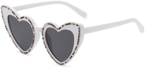 2027 Сексуальные солнцезащитные очки в форме сердца с бриллиантами, винтажные солнцезащитные очки в форме сердца, ретро солнцезащитные очки с защитой от УФ-излучения UV400 MTZJH, White
2027 Сексуальные солнцезащитные очки в форме сердца с бриллиантами, винтажные солнцезащитные очки в форме сердца, ретро солнцезащитные очки с защитой от УФ-излучения UV400 MTZJH, White