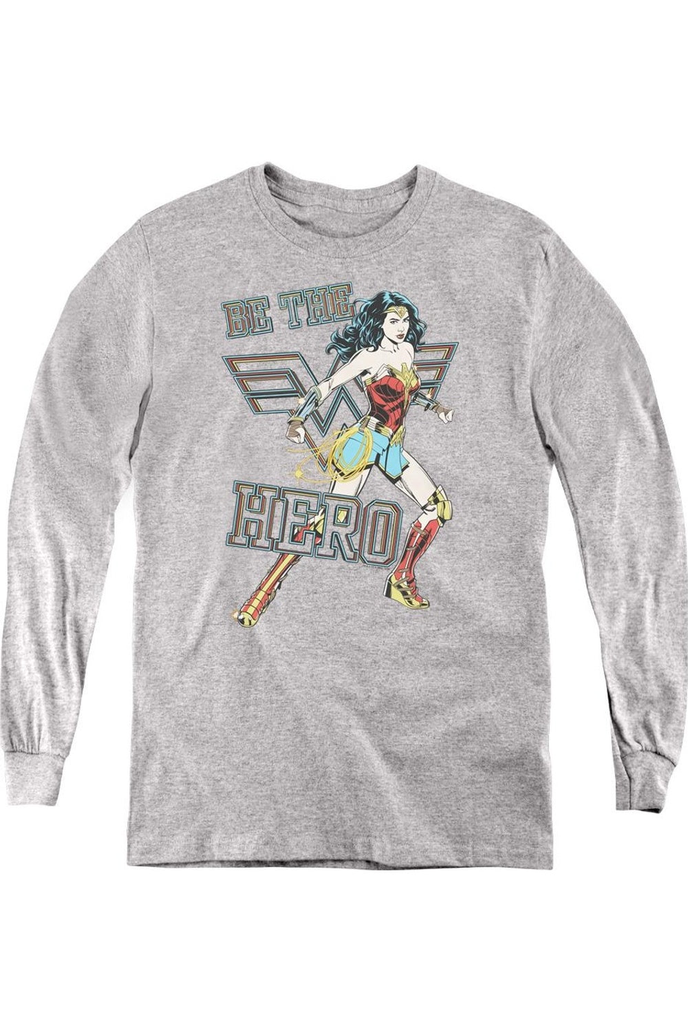 Футболка с длинным рукавом для детей "Wonder Woman 84: Будь героем" Gildan, Athletic Heather
Футболка с длинным рукавом для детей "Wonder Woman 84: Будь героем" Gildan, Athletic Heather