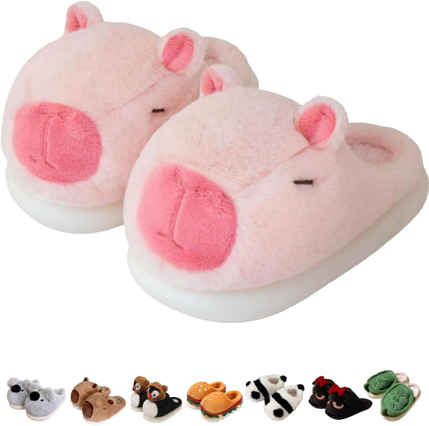 Тапочки Jfxgjuv Koala, милые плюшевые тапочки в виде животных для женщин и мужчин: носорог, енот, ленивец, пингвин, панда, кот. Мягкие тапочки с эффектом памяти, теплые и пушистые для зимы, для дома и улицы, розовый
Тапочки Jfxgjuv Koala, милые плюшевые тапочки в виде животных для женщин и мужчин: носорог, енот, ленивец, пингвин, панда, кот. Мягкие тапочки с эффектом памяти, теплые и пушистые для зимы, для дома и улицы, розовый