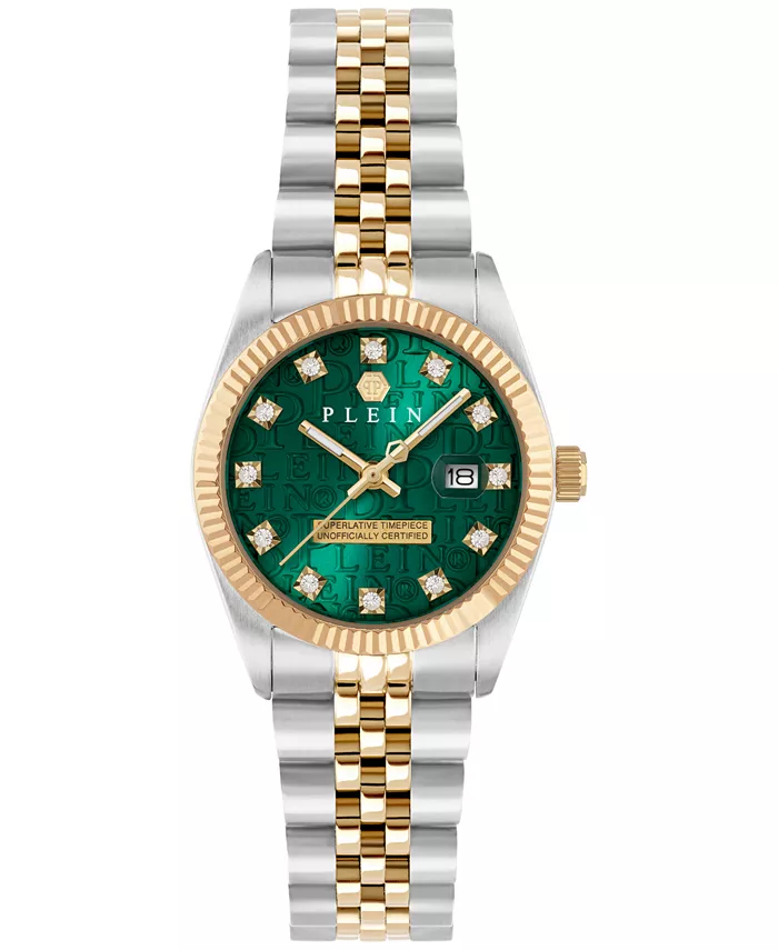 Женские часы Date Superlative с двухцветным браслетом из нержавеющей стали, 28 мм Philipp Plein
Женские часы Date Superlative с двухцветным браслетом из нержавеющей стали, 28 мм Philipp Plein