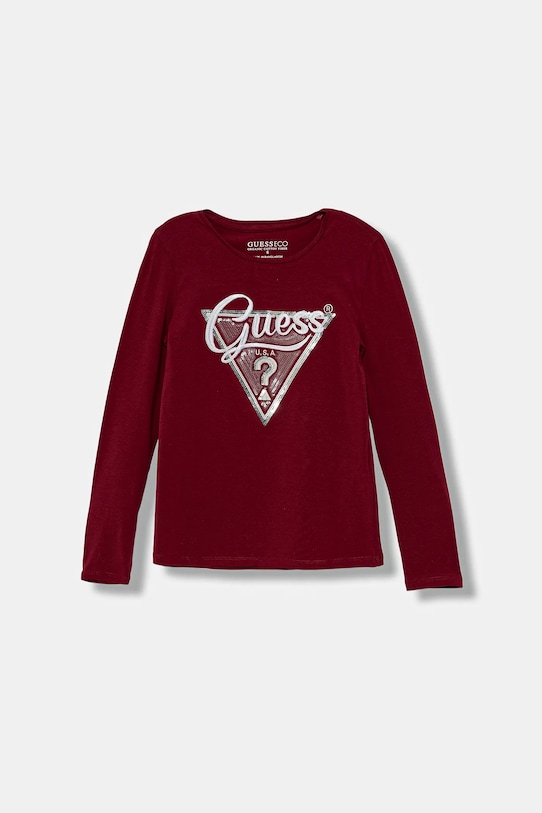 Детский лонгслив Guess, бордовый
Детский лонгслив Guess, бордовый