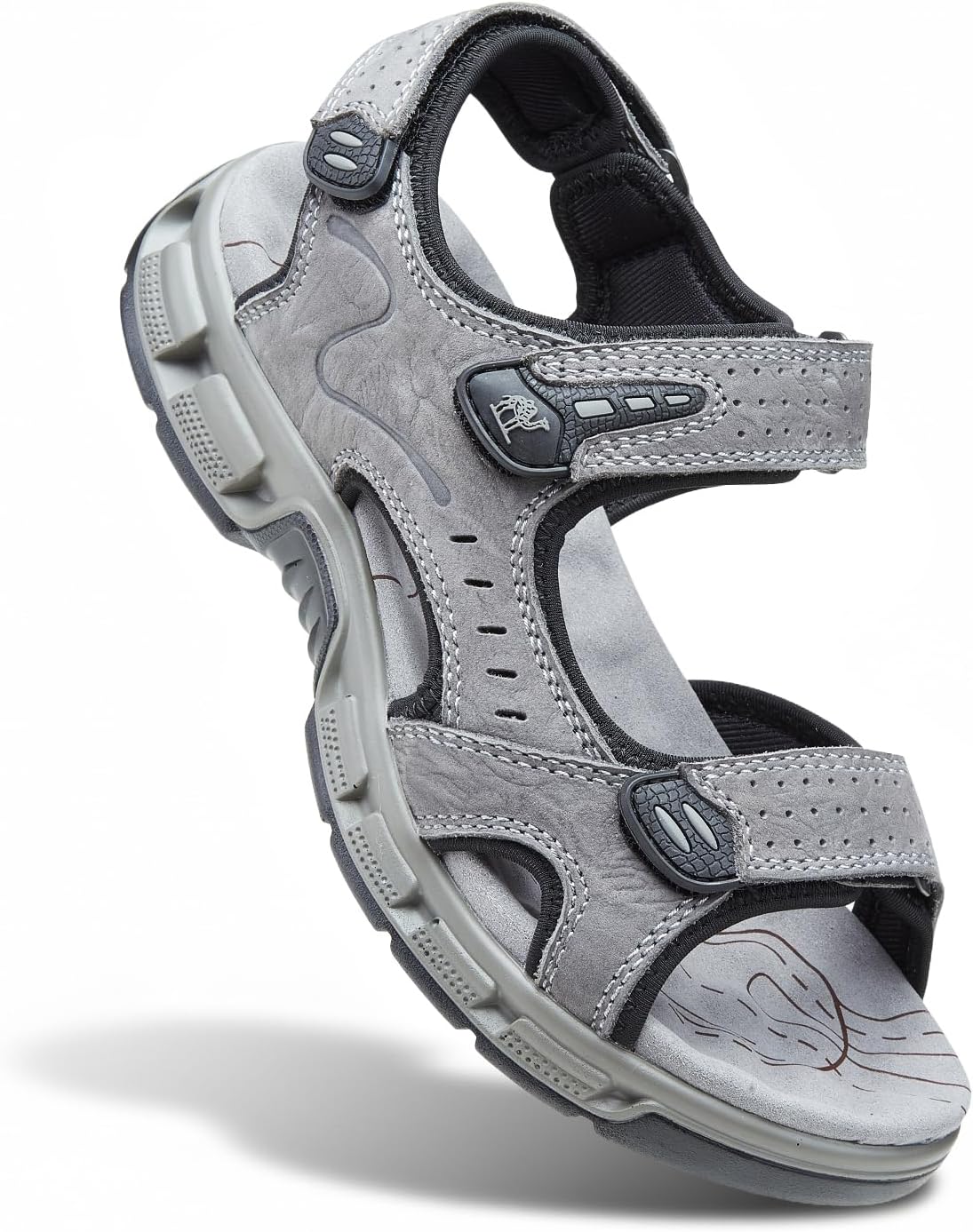 Мужские кожаные сандалии CAMEL CROWN для походов, активного отдыха на улице, воды и пляжа, летние сандалии с открытым носком и регулируемыми ремешками, Gray-7837
Мужские кожаные сандалии CAMEL CROWN для походов, активного отдыха на улице, воды и пляжа, летние сандалии с открытым носком и регулируемыми ремешками, Gray-7837