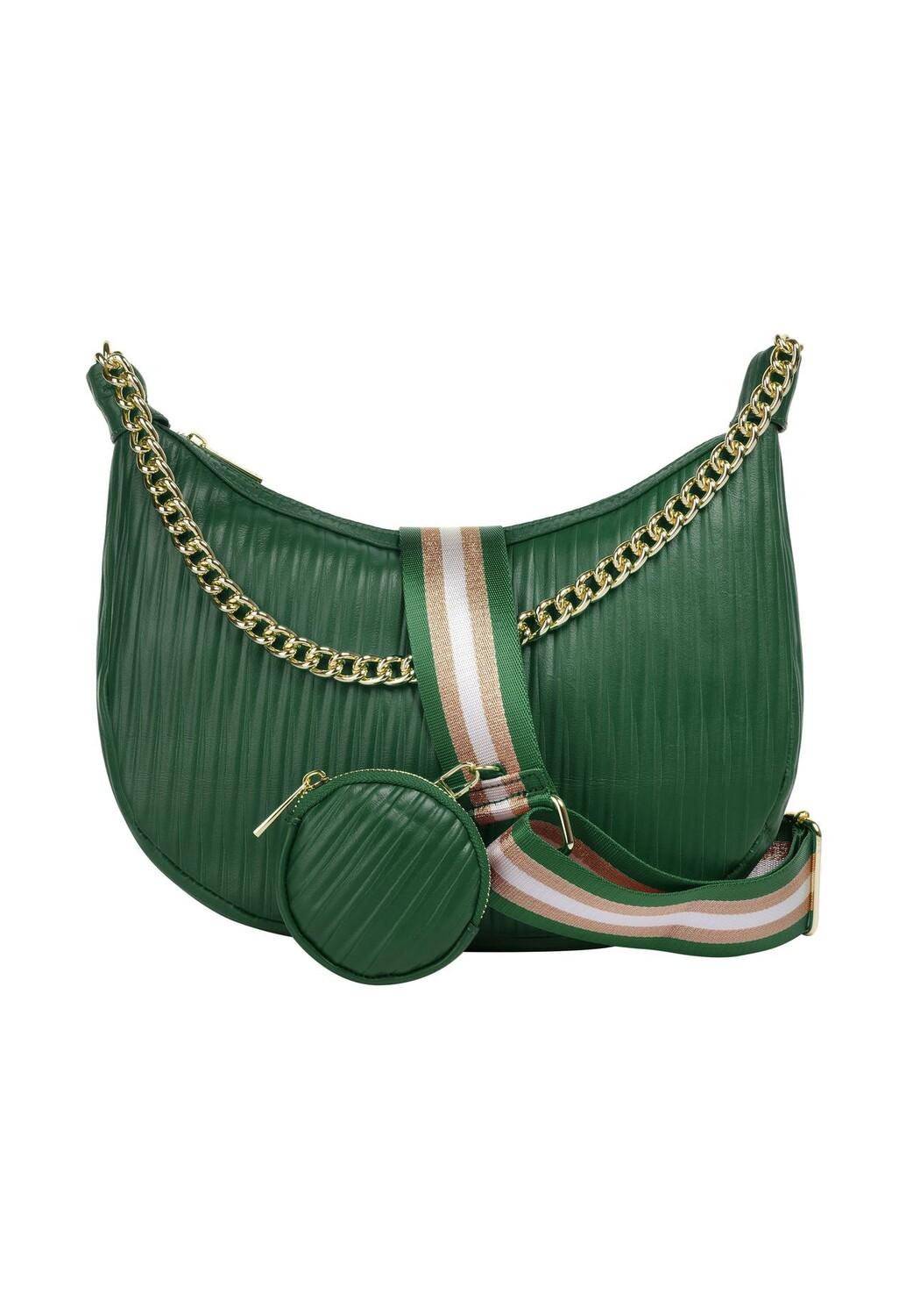 Сумка через плечо, натуральная кожа, производство Италия Cluty, зеленый
Сумка через плечо, натуральная кожа, производство Италия Cluty, зеленый