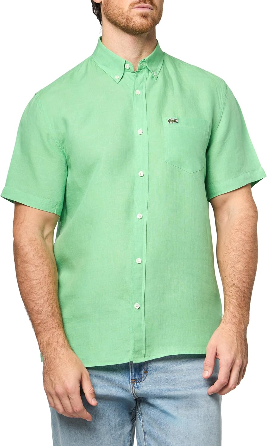 Lacoste мужская короткая рукав льняная рубашка, Liamone
Lacoste мужская короткая рукав льняная рубашка, Liamone