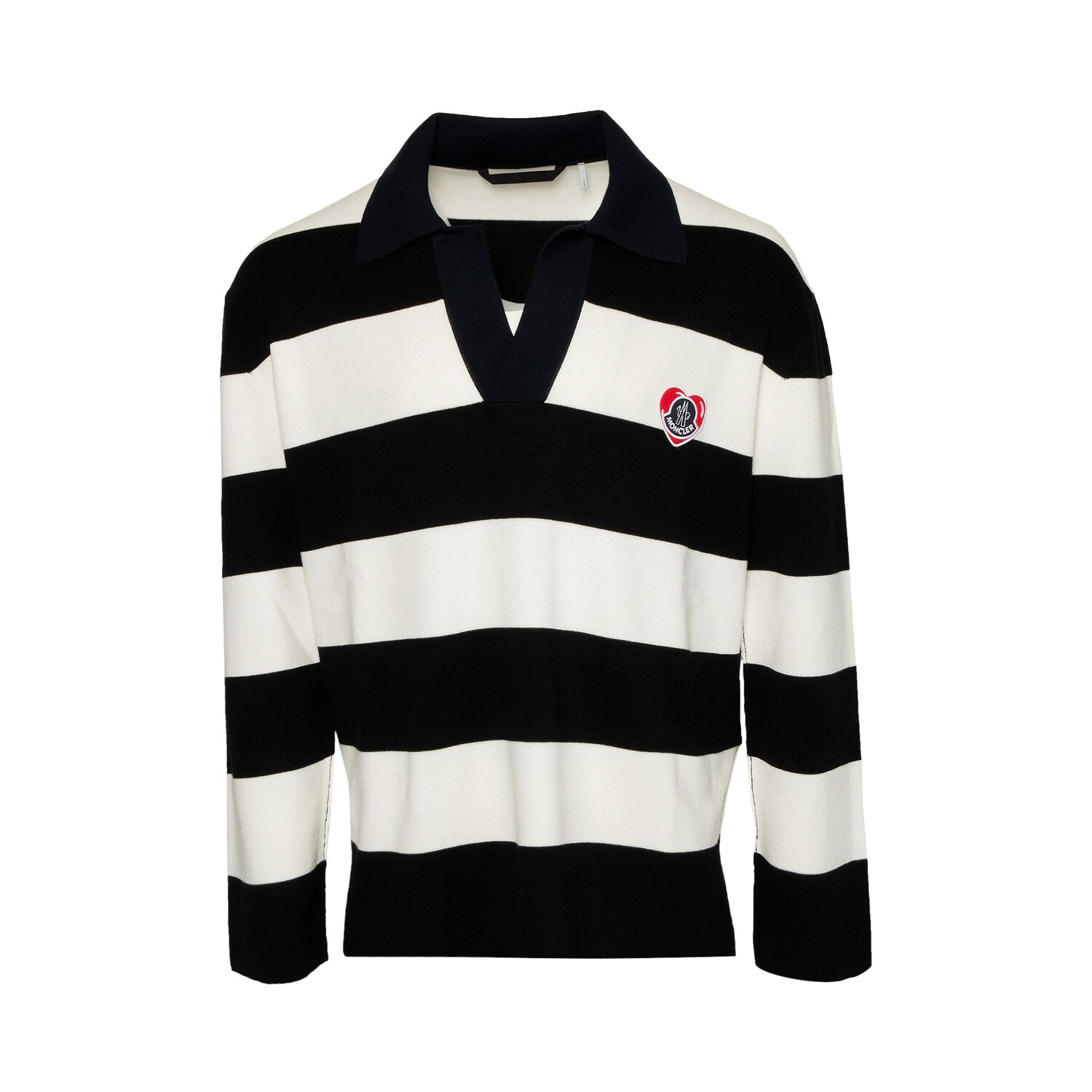Рубашка-поло с длинными рукавами Moncler в полоску, цвет Черный/Белый
Рубашка-поло с длинными рукавами Moncler в полоску, цвет Черный/Белый