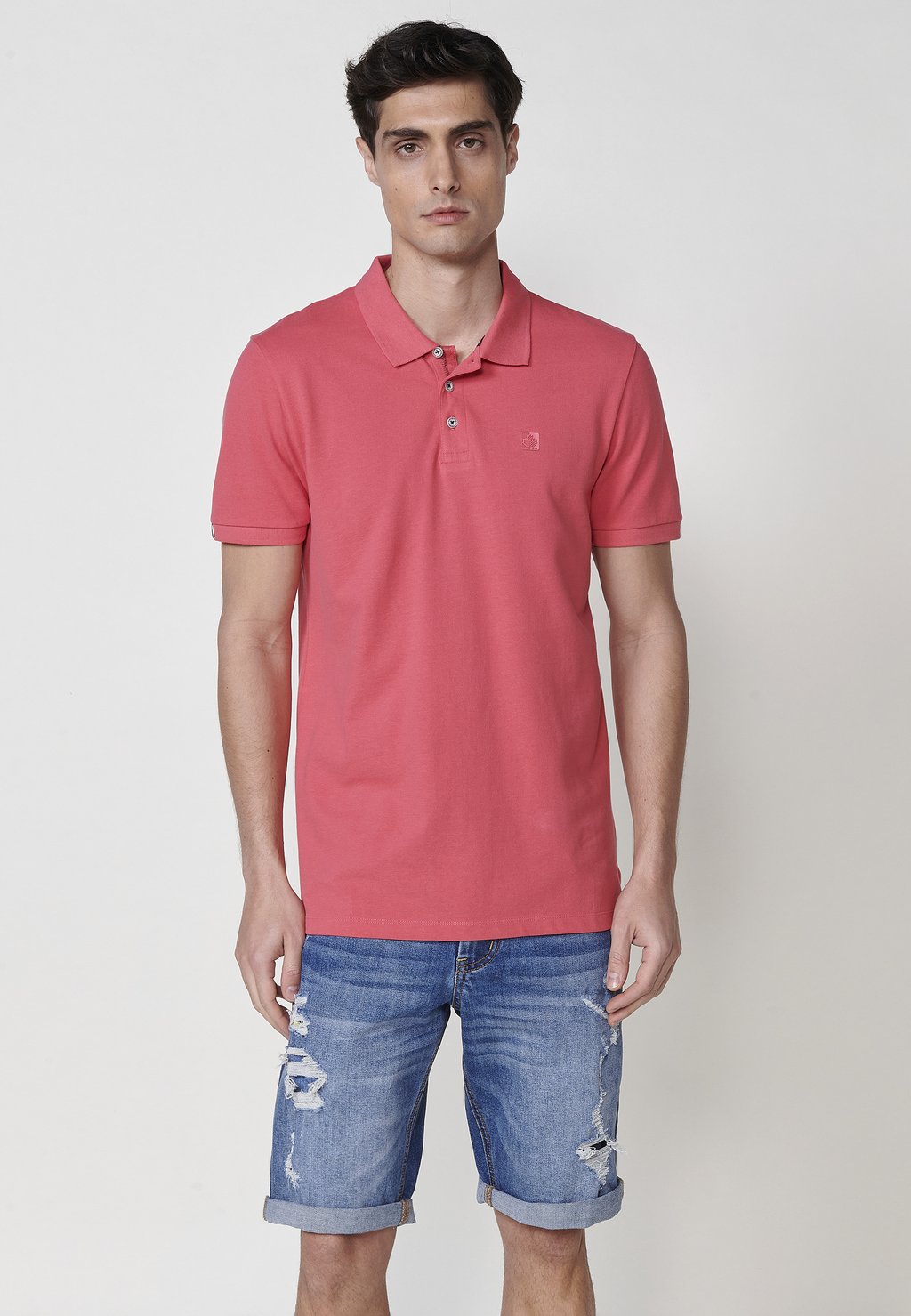 Рубашка поло SHORT-SLEEVED Koroshi, розовый
Рубашка поло SHORT-SLEEVED Koroshi, розовый