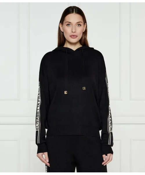 Свитер Regular fit Elisabetta Franchi, черный
Свитер Regular fit Elisabetta Franchi, черный