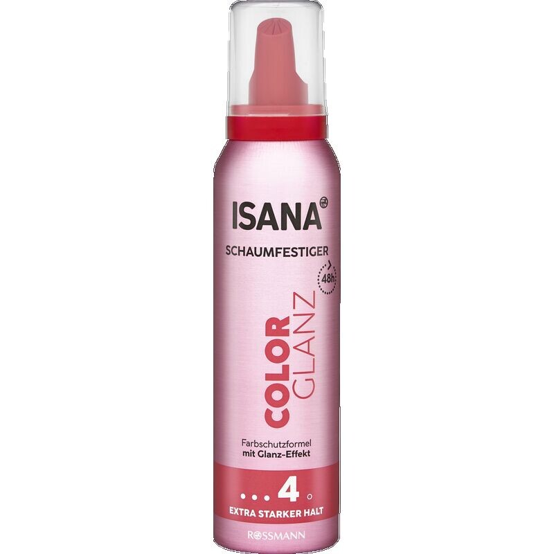 Блеск цвета, закрепляющий мусс ISANA, 150 ml
Блеск цвета, закрепляющий мусс ISANA, 150 ml