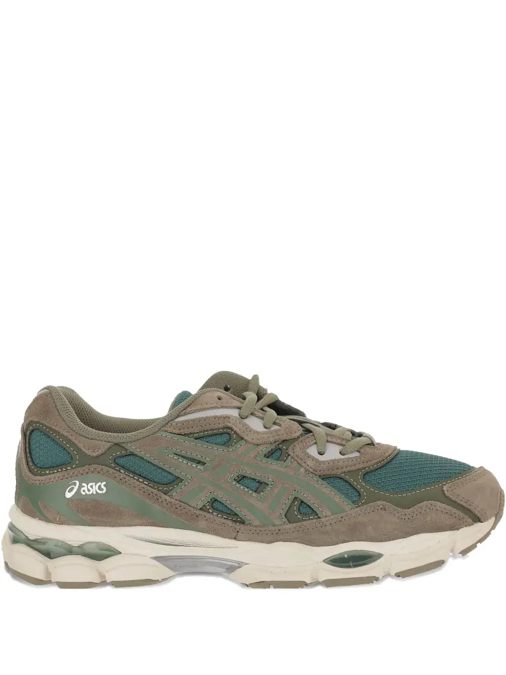 Кроссовки с комбинированными вставками и гелевой подошвой Asics, зеленый
Кроссовки с комбинированными вставками и гелевой подошвой Asics, зеленый