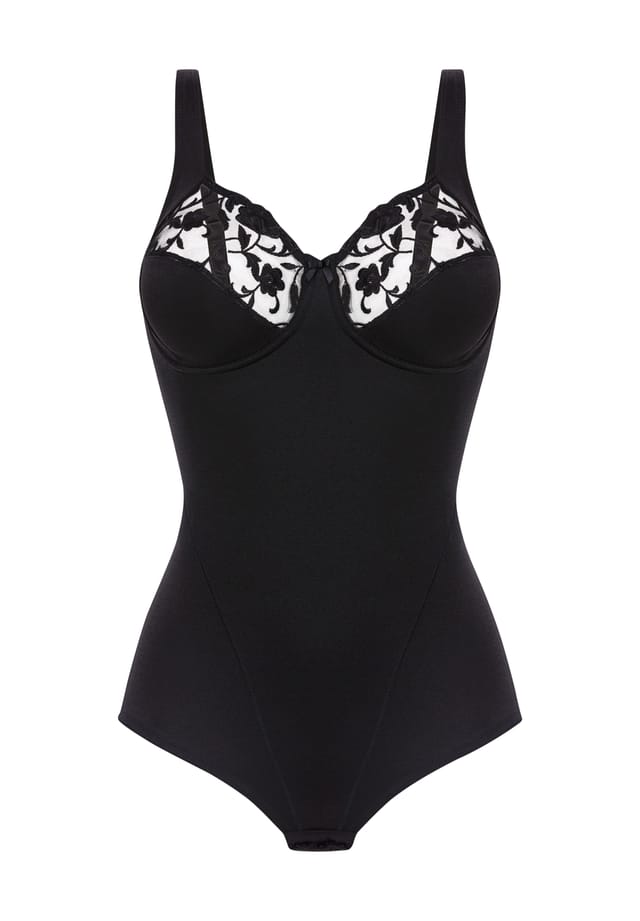 Боди Moments без косточек с цветочной вышивкой Felina, черный
Боди Moments без косточек с цветочной вышивкой Felina, черный