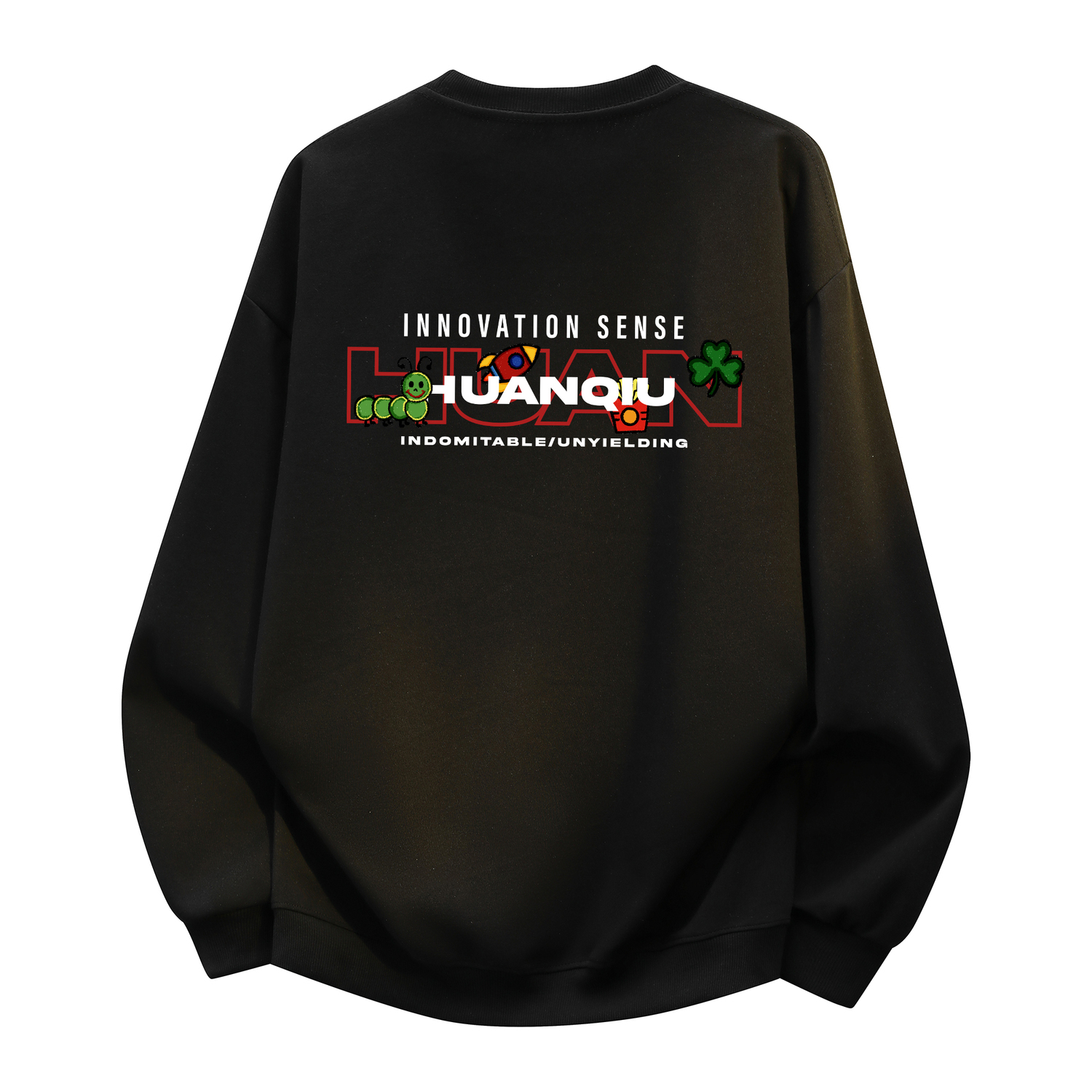 Свитшот с круглым вырезом Unisex HUANQIU, черный (fleece-lined)
Свитшот с круглым вырезом Unisex HUANQIU, черный (fleece-lined)