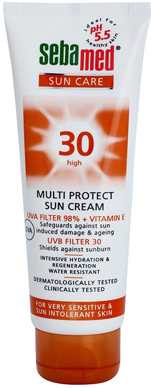 Солнцезащитный крем с многофункциональной защитой от солнца SPF 30 Sebamed, 75 мл
Солнцезащитный крем с многофункциональной защитой от солнца SPF 30 Sebamed, 75 мл
