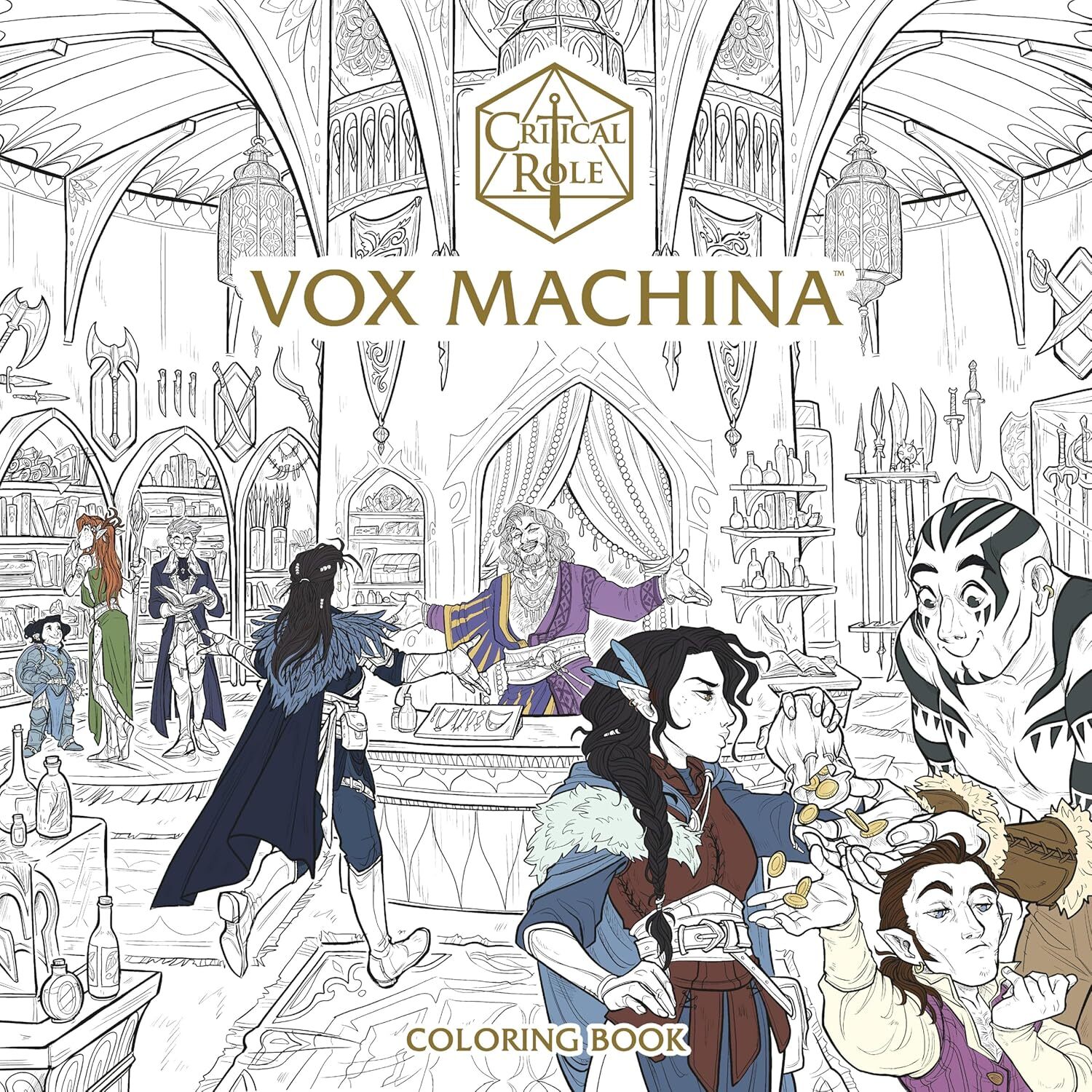 Critical Role: Vox Machina Coloring Book (Dark Horse Books)
Critical Role: Vox Machina Coloring Book (Dark Horse Books)