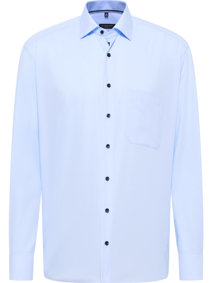 Рубашка COMFORT FIT небесно-голубого цвета Eterna
Рубашка COMFORT FIT небесно-голубого цвета Eterna