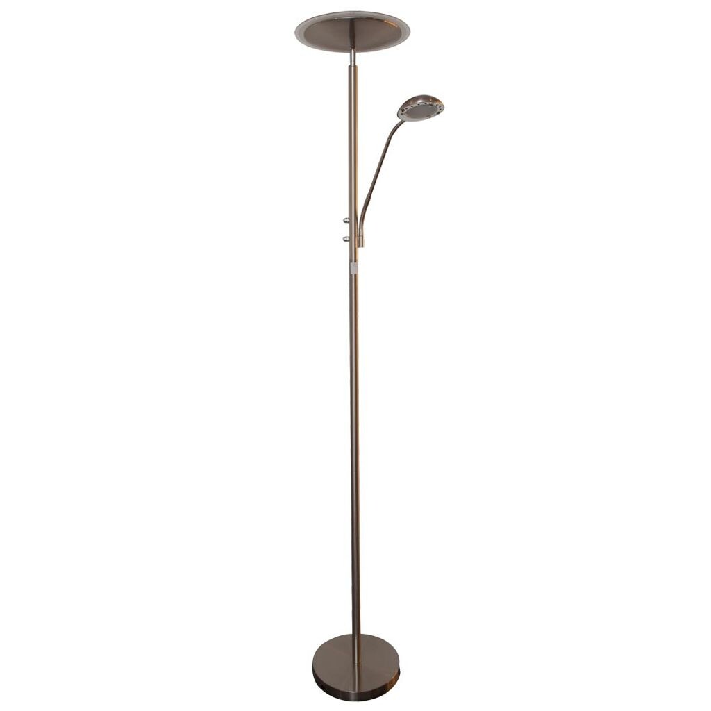 Светодиодный торшер, матовый никель, сатиновое белое стекло, В 180 см etc-shop, серебро
Светодиодный торшер, матовый никель, сатиновое белое стекло, В 180 см etc-shop, серебро