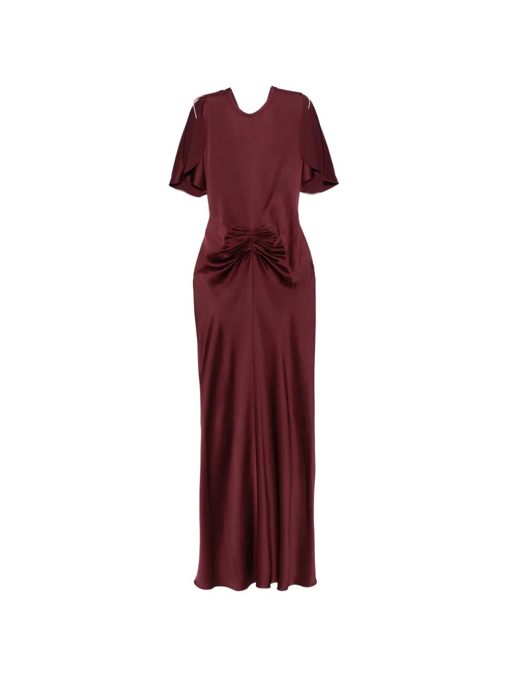 Платье с короткими рукавами и сборками Victoria Beckham, красный
Платье с короткими рукавами и сборками Victoria Beckham, красный