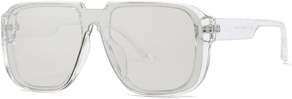 Крупные цельные солнцезащитные очки для женщин и мужчин в стиле панк, квадратные солнцезащитные очки для женщин с защитой от УФ-излучения UV400, модные очки MTZJH, Clear-silvermirror
Крупные цельные солнцезащитные очки для женщин и мужчин в стиле панк, квадратные солнцезащитные очки для женщин с защитой от УФ-излучения UV400, модные очки MTZJH, Clear-silvermirror