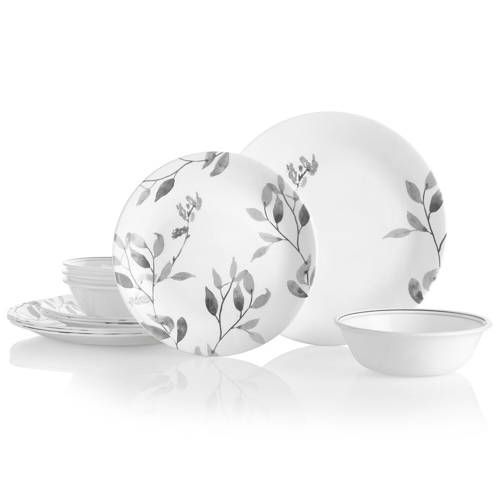 Набор столовой посуды Corelle Misty Leaves, 12 предметов CORELLE BOUTIQUE, цвет White/Grey
Набор столовой посуды Corelle Misty Leaves, 12 предметов CORELLE BOUTIQUE, цвет White/Grey