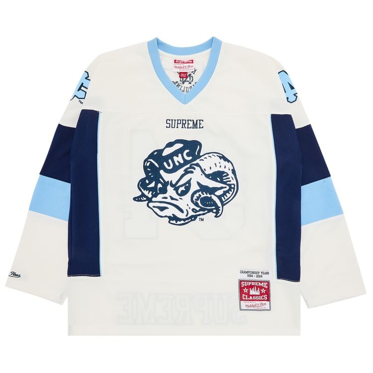 Джерси Supreme x Mitchell & Ness NCAA Hockey Jersey White, белый
Джерси Supreme x Mitchell & Ness NCAA Hockey Jersey White, белый