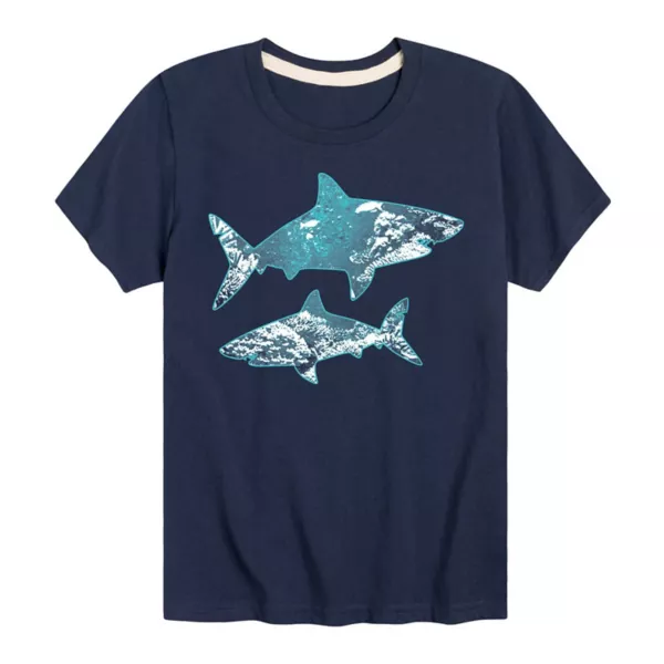 Футболка с изображением акулы и подводного пейзажа для мальчиков 8-20 лет Licensed Character, синий
Футболка с изображением акулы и подводного пейзажа для мальчиков 8-20 лет Licensed Character, синий