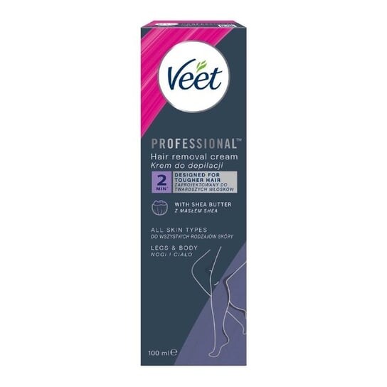 Крем для депиляции для всех типов кожи, 100мл Veet Professional
Крем для депиляции для всех типов кожи, 100мл Veet Professional