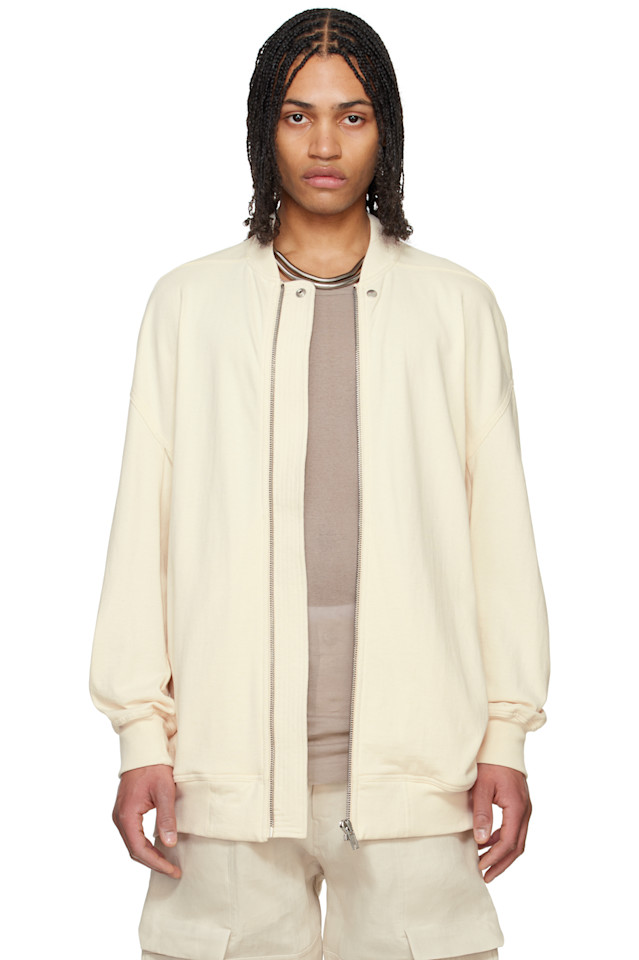 Голливудская объемная летная куртка-бомбер Rick Owens, цвет natural
Голливудская объемная летная куртка-бомбер Rick Owens, цвет natural