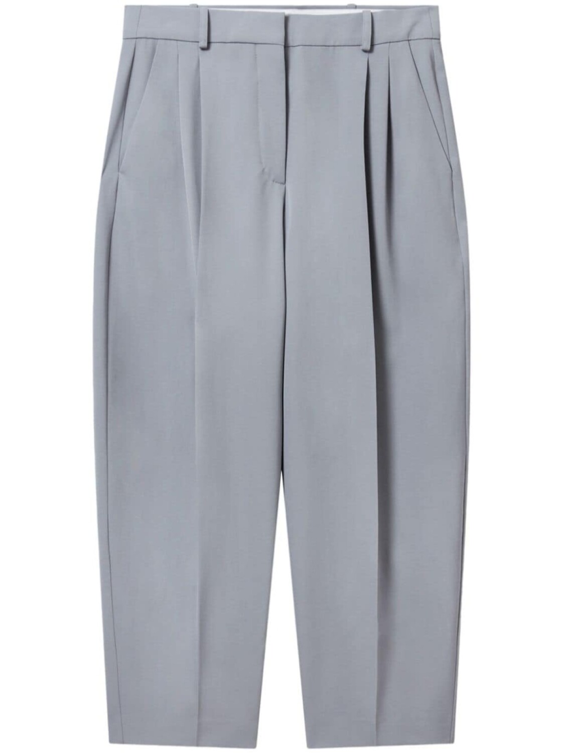 Культовые укороченные брюки со складками Stella McCartney, серый
Культовые укороченные брюки со складками Stella McCartney, серый