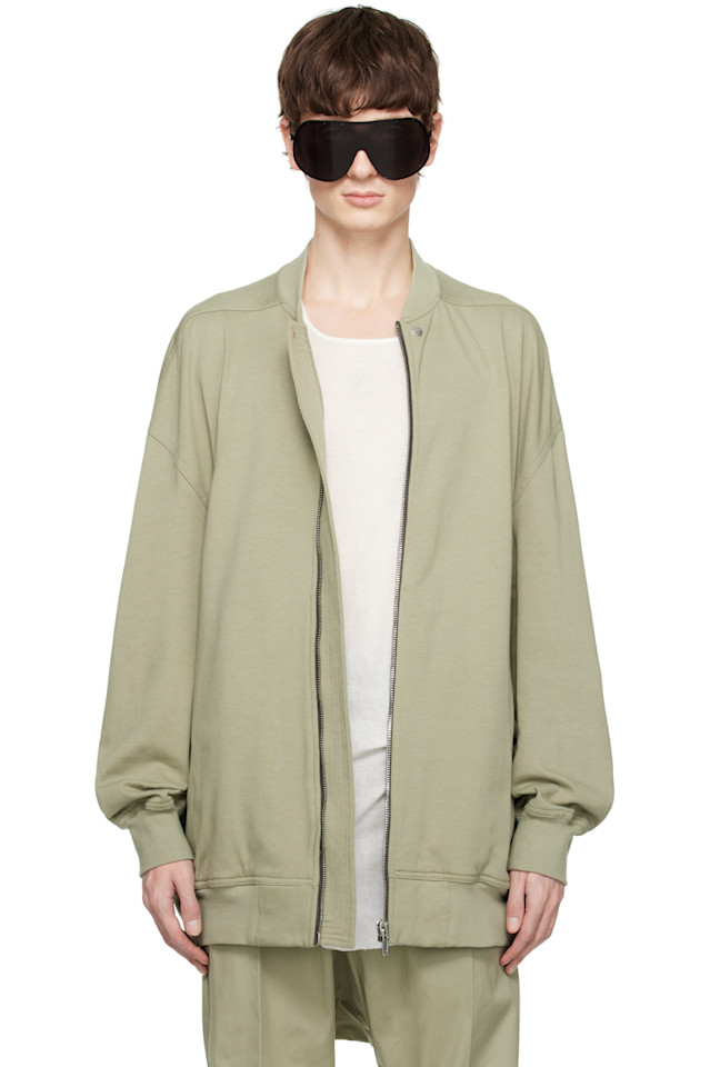 Голливудская объемная летная куртка-бомбер Rick Owens, цвет celadon
Голливудская объемная летная куртка-бомбер Rick Owens, цвет celadon