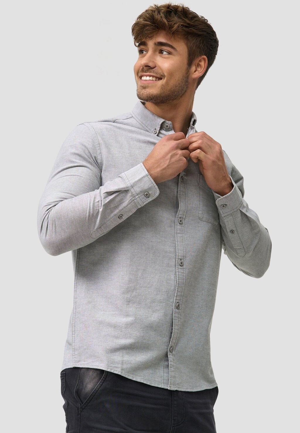 Рубашка LANGARM KEPNER INDICODE JEANS, цвет beetle 
Рубашка LANGARM KEPNER INDICODE JEANS, цвет beetle