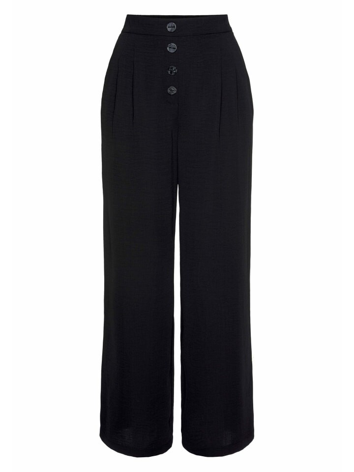 Тканевые брюки LASCANA, черный
Тканевые брюки LASCANA, черный