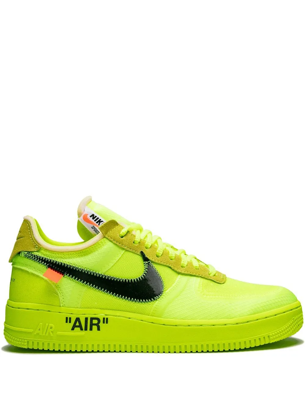 Кроссовки The 10th: Air Force 1 Low Nike X Off-White, зеленый 
Кроссовки The 10th: Air Force 1 Low Nike X Off-White, зеленый
