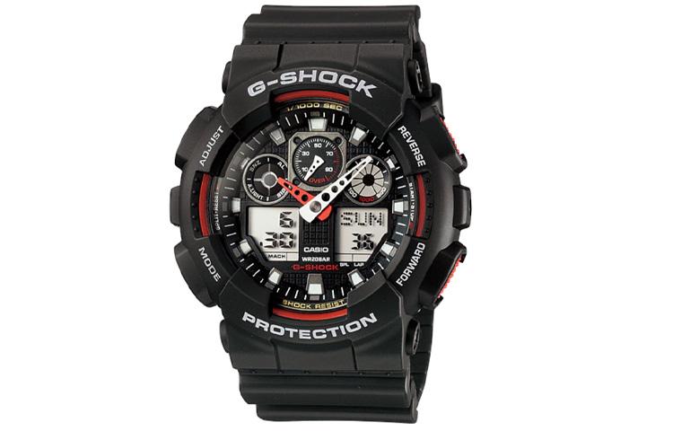 Мужские часы Casio GA-100-1A4DR серии Liquid Crystal/Analog Dual Display черные
Мужские часы Casio GA-100-1A4DR серии Liquid Crystal/Analog Dual Display черные