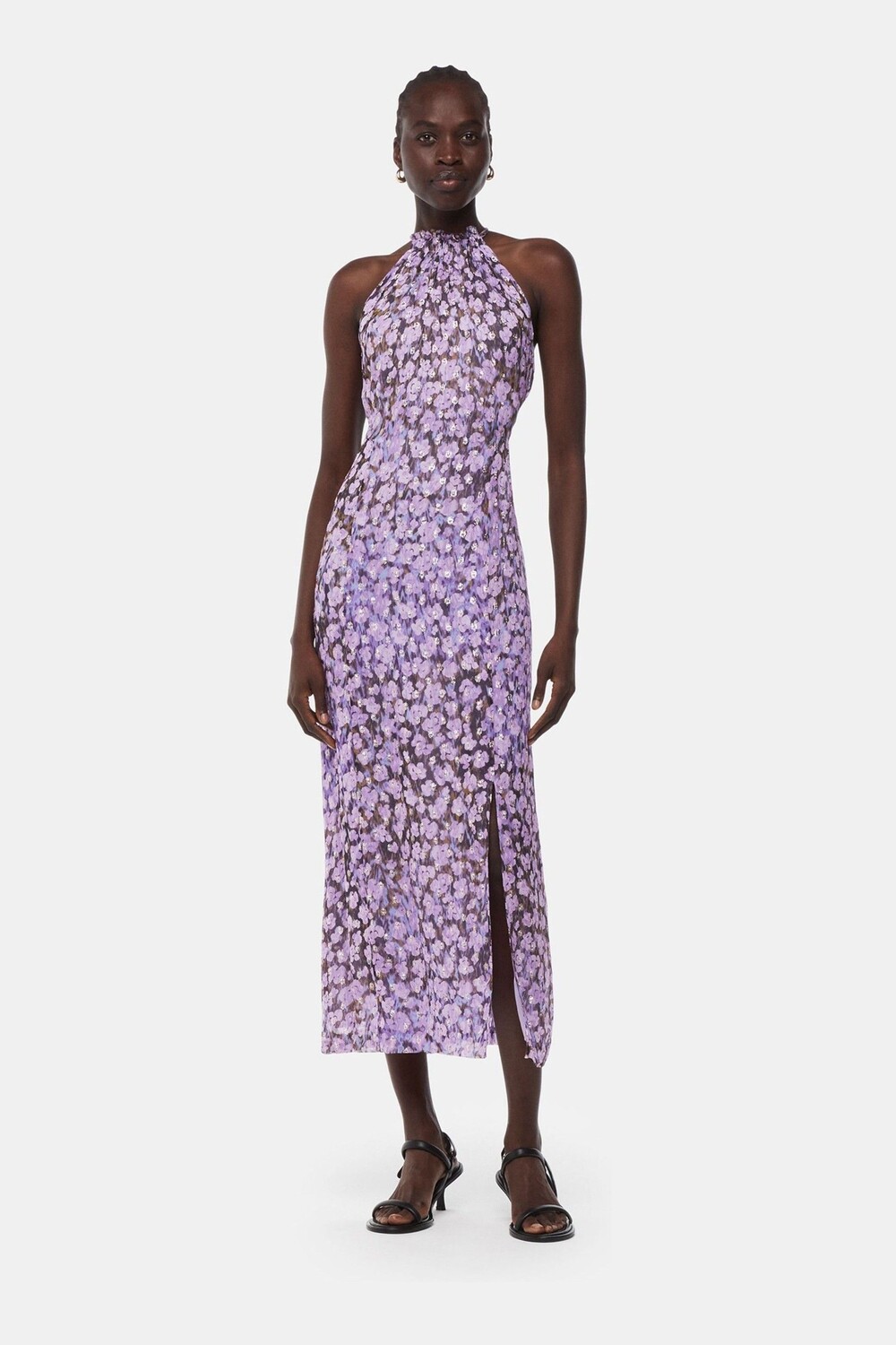 Платье добби с цветочным принтом и металлическим узором Whistles, фиолетовый
Платье добби с цветочным принтом и металлическим узором Whistles, фиолетовый