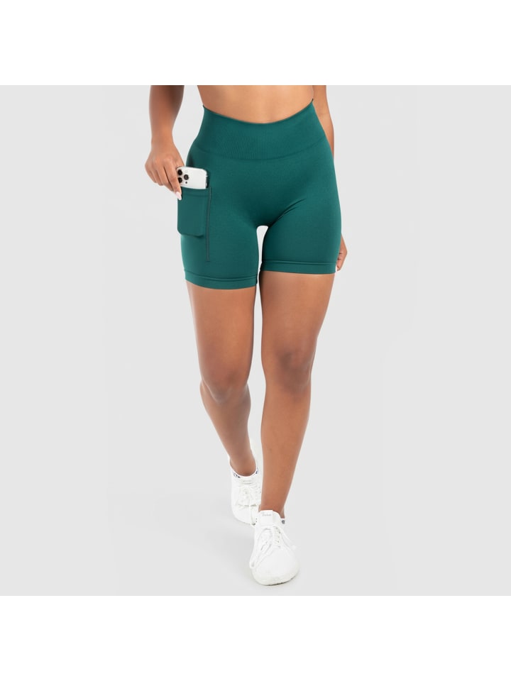 Бесшовные шорты Temmy Pocket темно-зеленого цвета SMILODOX
Бесшовные шорты Temmy Pocket темно-зеленого цвета SMILODOX
